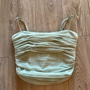 Aritzia Babaton Sage Green Bustier